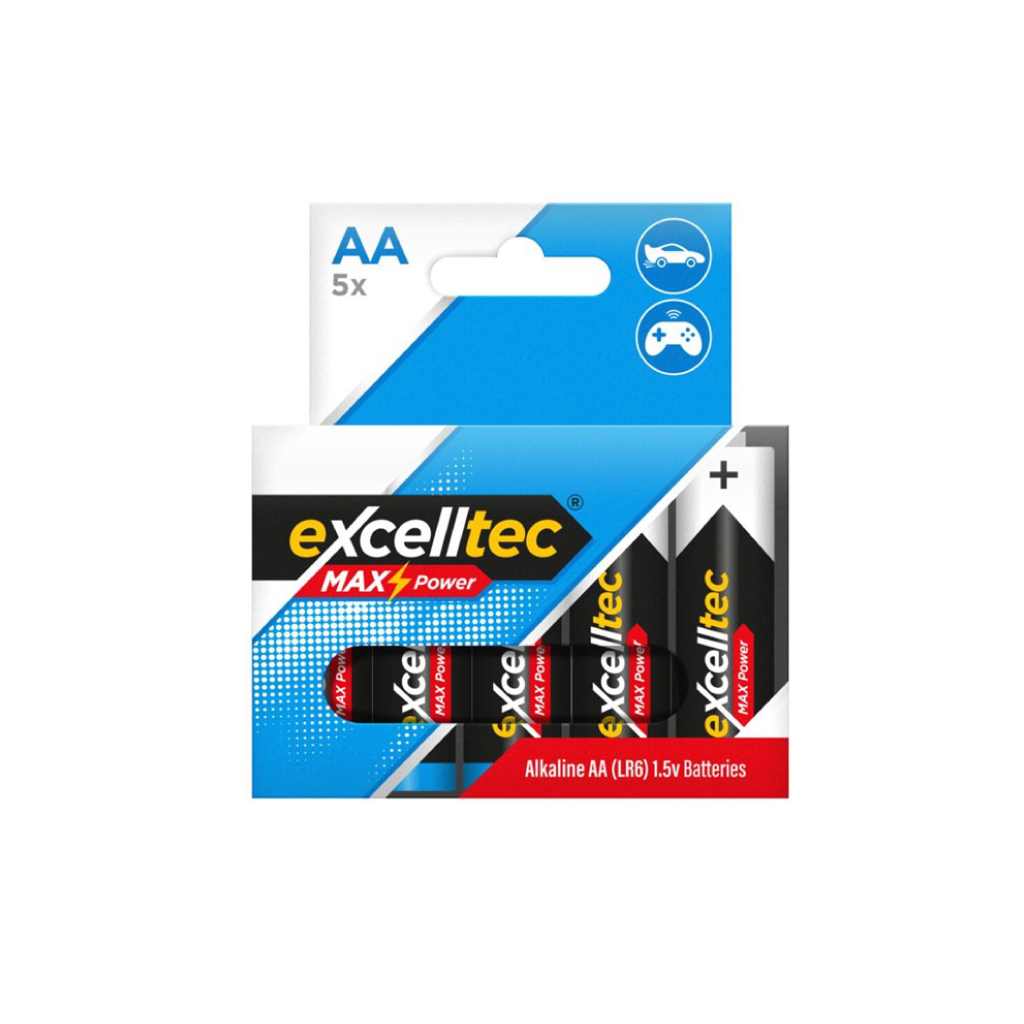 Excelltec AA Alkaline Batteries (Pack of 24) | EMT Healthcare